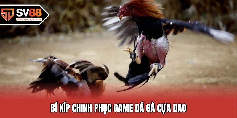 Bí kíp chinh phục game đá gà cựa dao